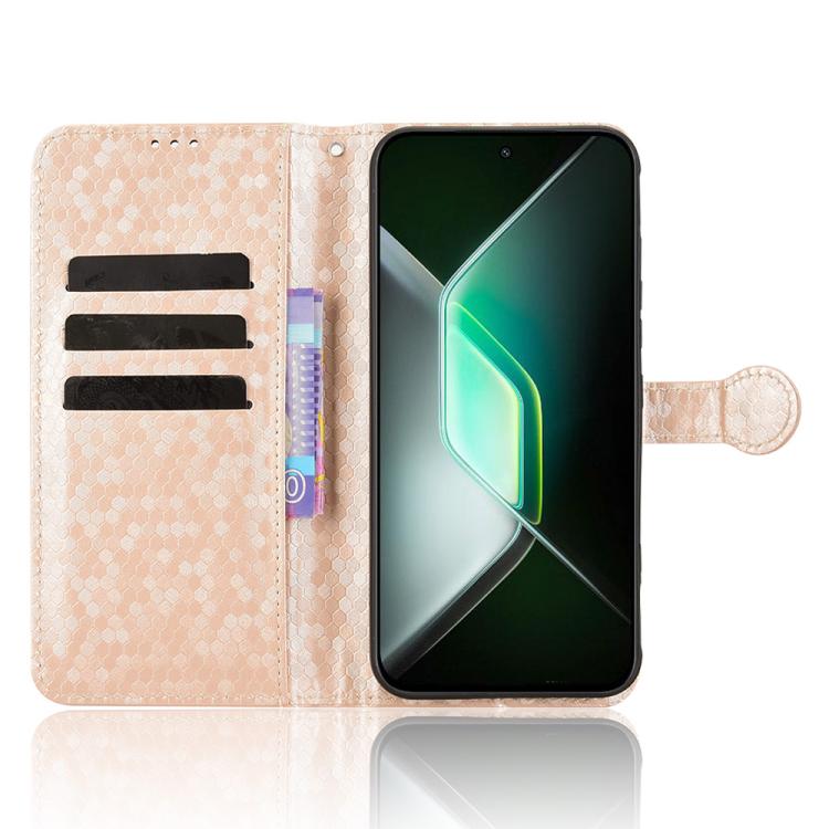 For Infinix GT 30 Pro Honeycomb Dot Texture Leather Phone Case