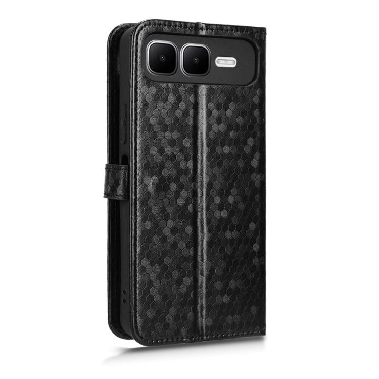 For Infinix Smart 10 Plus 4G Honeycomb Dot Texture Leather Phone Case