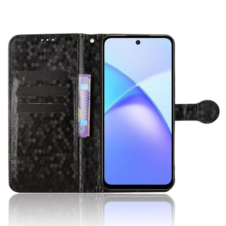 For Infinix Smart 10 Plus 4G Honeycomb Dot Texture Leather Phone Case
