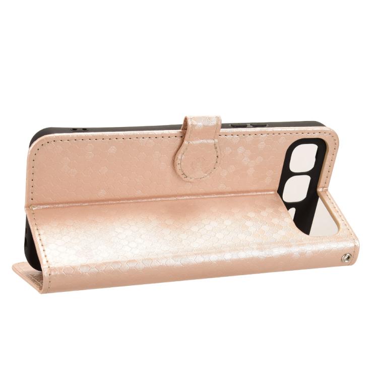 For Infinix Smart 10 Plus 4G Honeycomb Dot Texture Leather Phone Case
