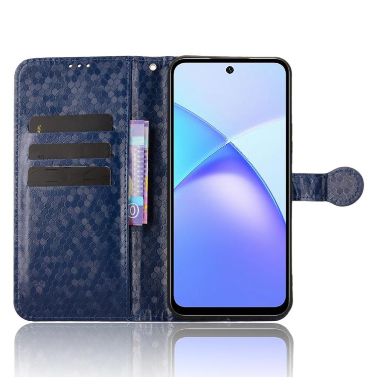 For Infinix Smart 10 Plus 4G Honeycomb Dot Texture Leather Phone Case