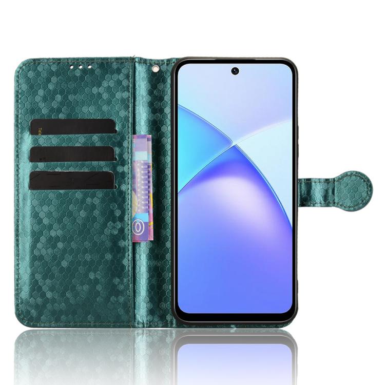 For Infinix Smart 10 Plus 4G Honeycomb Dot Texture Leather Phone Case