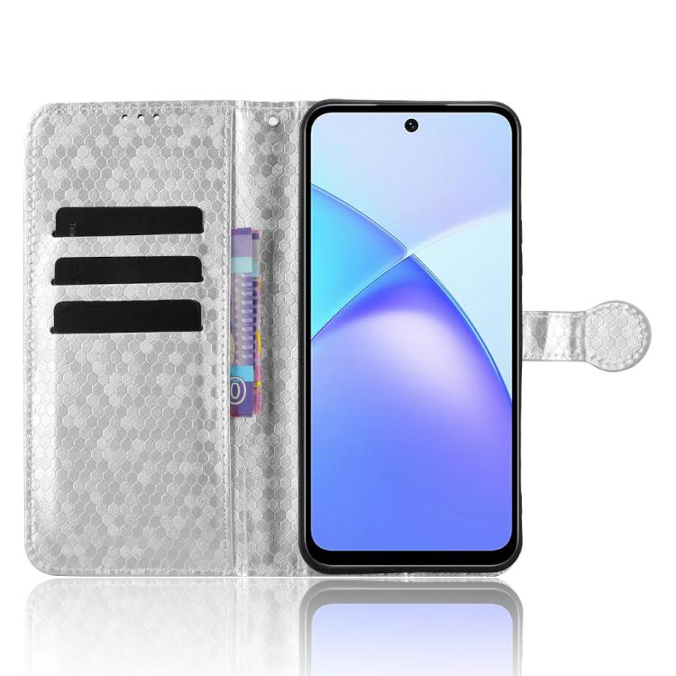 For Infinix Smart 10 Plus 4G Honeycomb Dot Texture Leather Phone Case