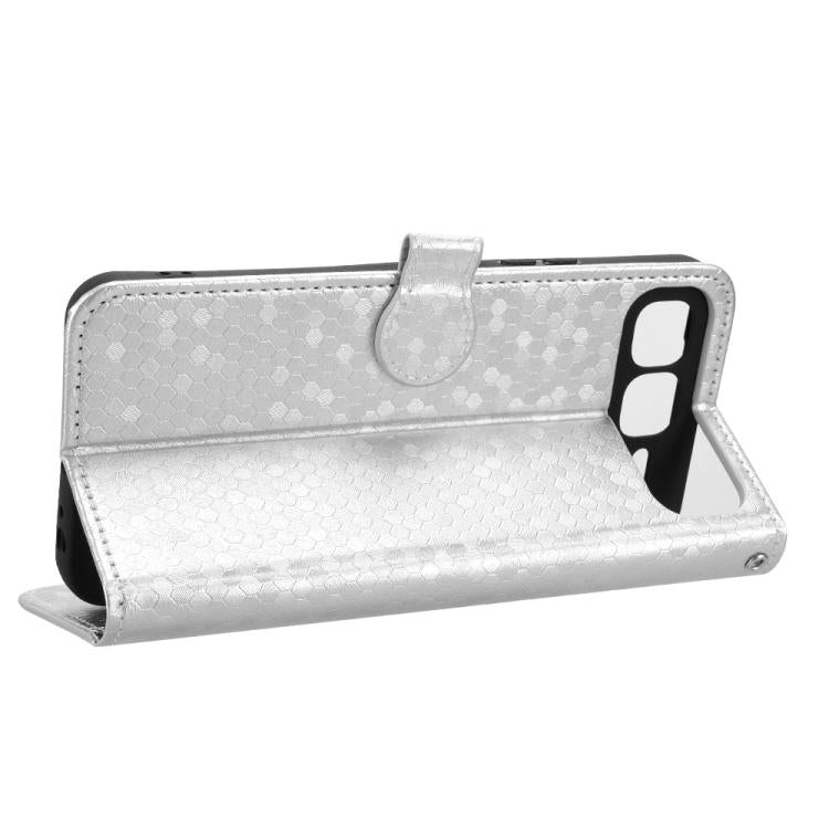 For Infinix Smart 10 Plus 4G Honeycomb Dot Texture Leather Phone Case