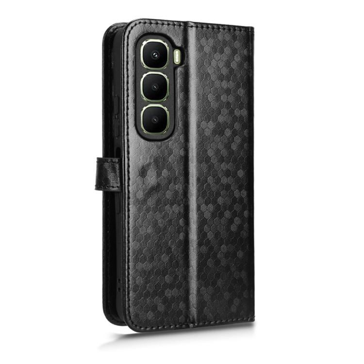 For Infinix Hot 60i 4G / Hot 60 5G Honeycomb Dot Texture Leather Phone Case