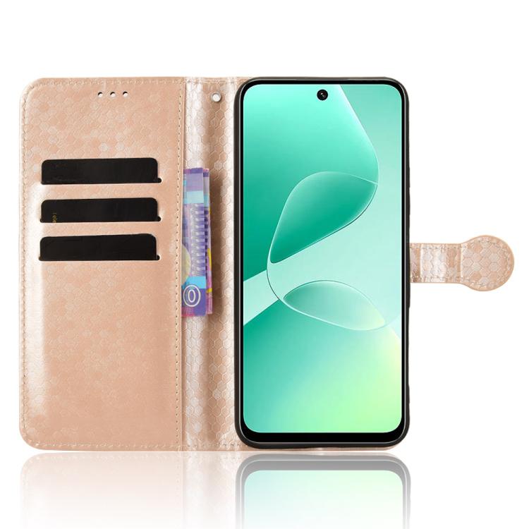 For Infinix Hot 60i 4G / Hot 60 5G Honeycomb Dot Texture Leather Phone Case