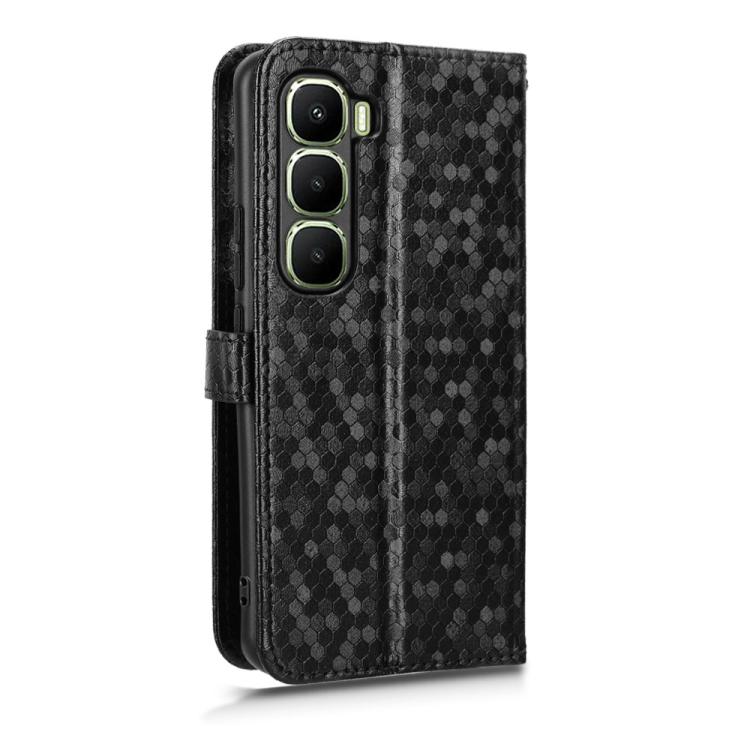 For Infinix Hot 60 Pro+ 4G Honeycomb Dot Texture Leather Phone Case