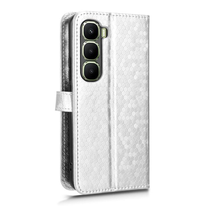 For Infinix Hot 60 Pro+ 4G Honeycomb Dot Texture Leather Phone Case