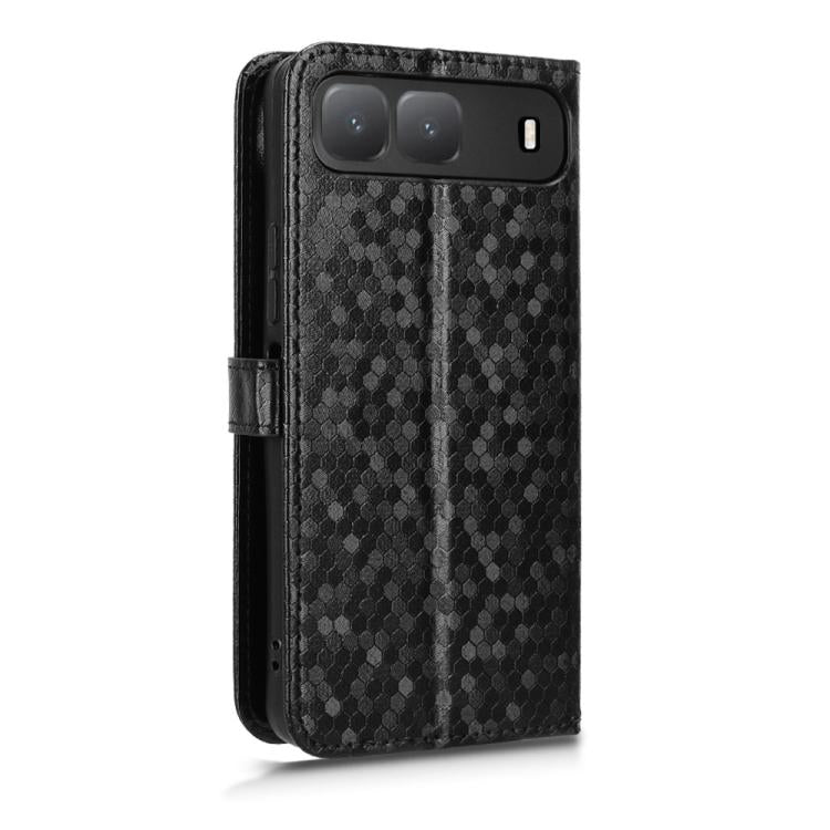 For Infinix Hot 60i 5G / Tecno Spark Go 5G Honeycomb Dot Texture Leather Phone Case