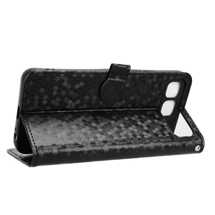 For Infinix Hot 60i 5G / Tecno Spark Go 5G Honeycomb Dot Texture Leather Phone Case
