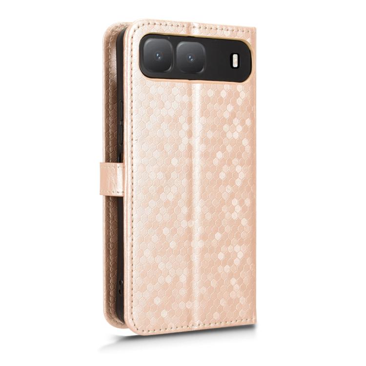 For Infinix Hot 60i 5G / Tecno Spark Go 5G Honeycomb Dot Texture Leather Phone Case