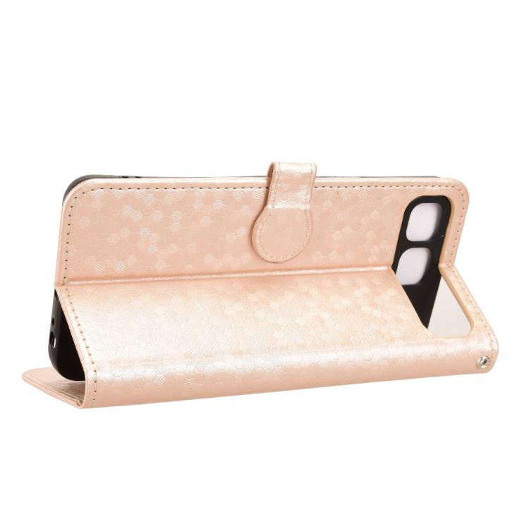 For Infinix Hot 60i 5G / Tecno Spark Go 5G Honeycomb Dot Texture Leather Phone Case