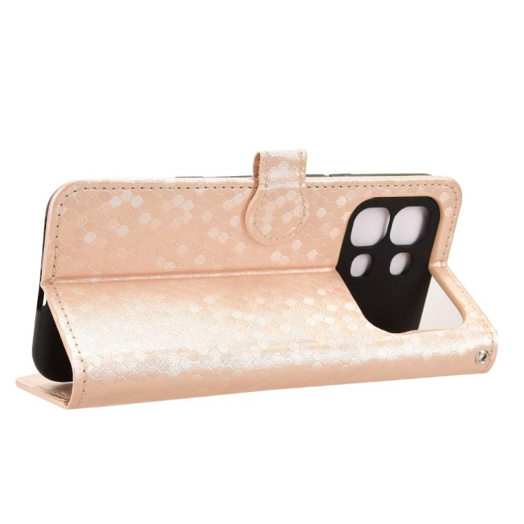 For Infinix Note Edge 5G Honeycomb Dot Texture Leather Phone Case