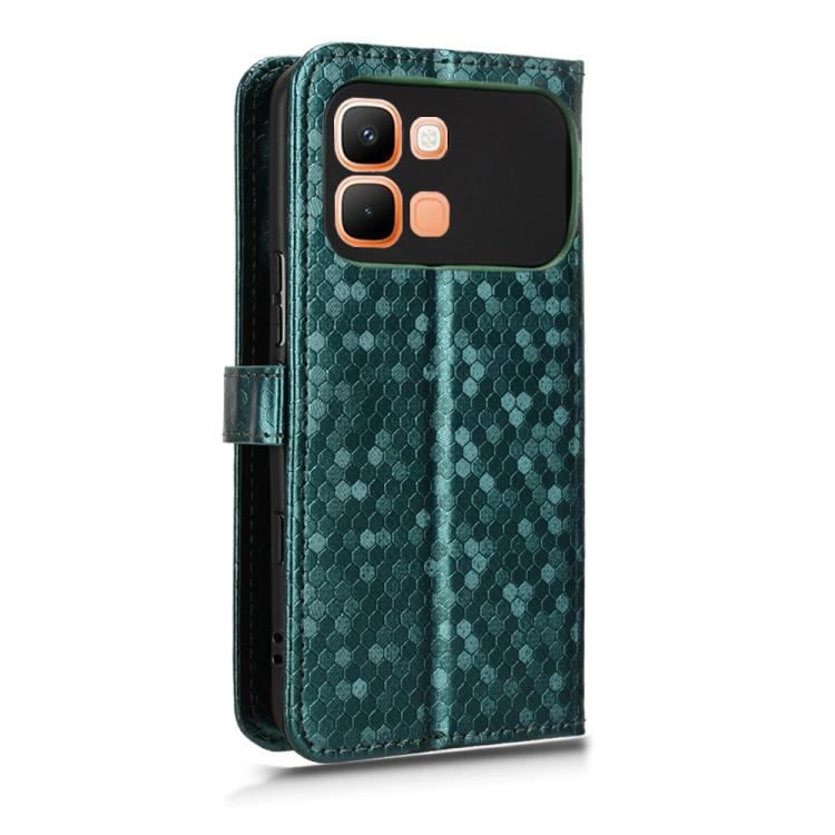 For Infinix Note Edge 5G Honeycomb Dot Texture Leather Phone Case