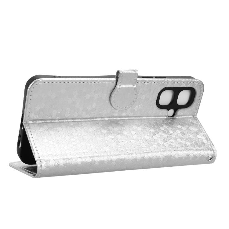 For Infinix Smart 20 4G Honeycomb Dot Texture Leather Phone Case
