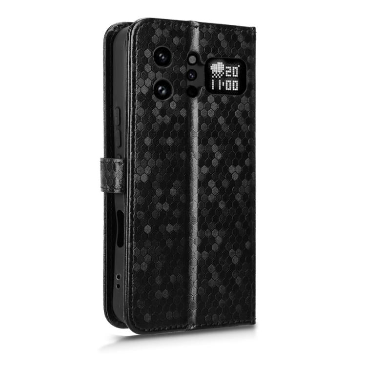 For Infinix Note 60 Ultra 5G Honeycomb Dot Texture Leather Phone Case