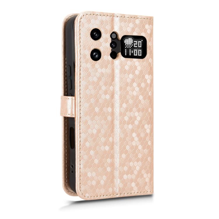 For Infinix Note 60 Ultra 5G Honeycomb Dot Texture Leather Phone Case