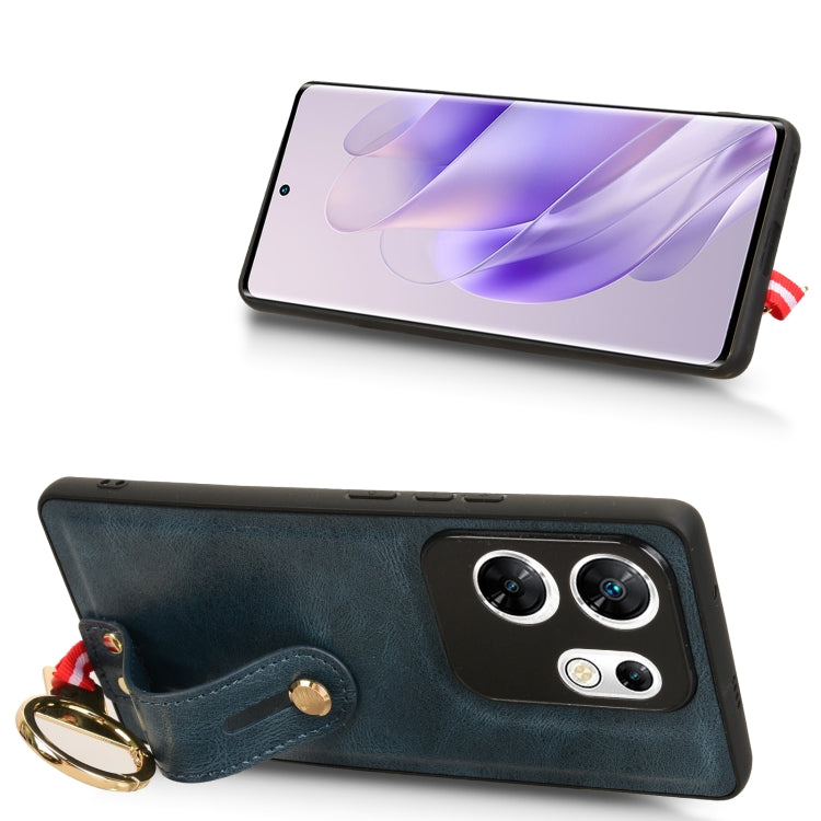 For Infinix Zero 30 4G Wristband Leather Back Phone Case