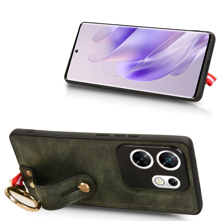 For Infinix Zero 30 4G Wristband Leather Back Phone Case