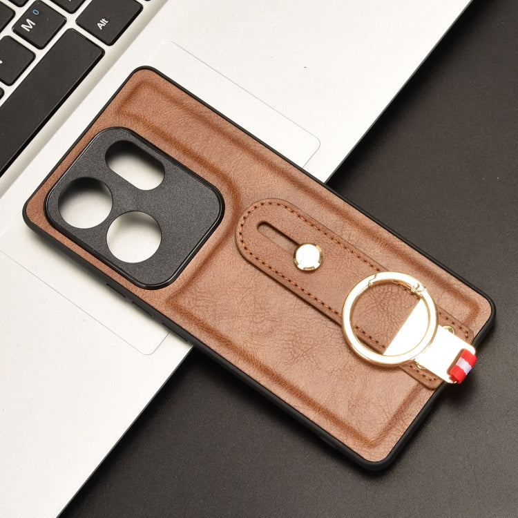 For Infinix Zero 30 4G Wristband Leather Back Phone Case