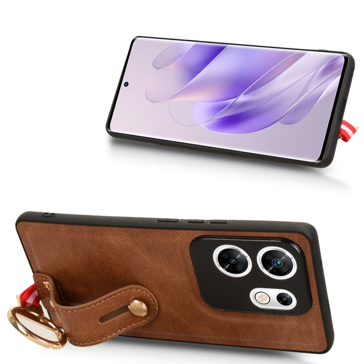 For Infinix Zero 30 4G Wristband Leather Back Phone Case