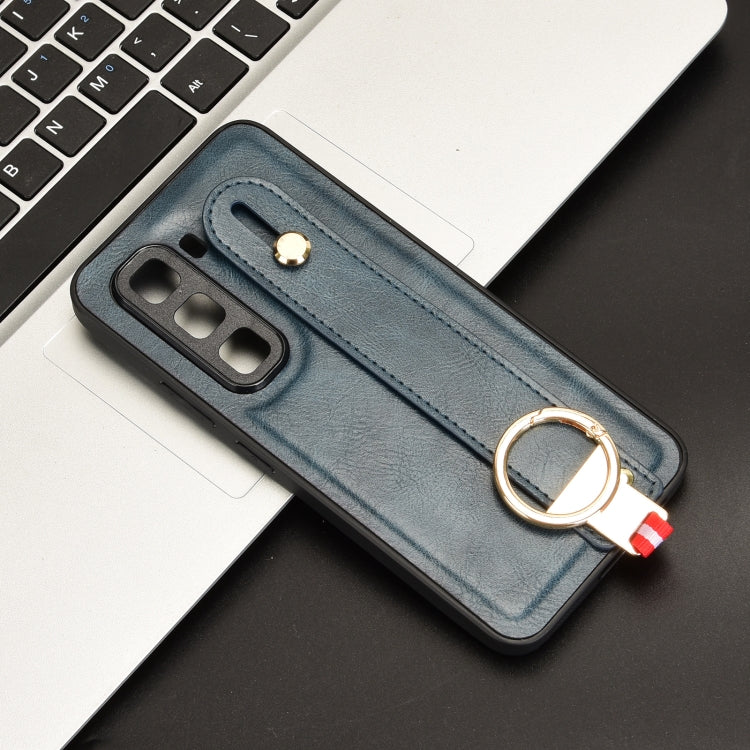 For Infinix Hot 50 Pro 4G X6881 Wristband Leather Back Phone Case