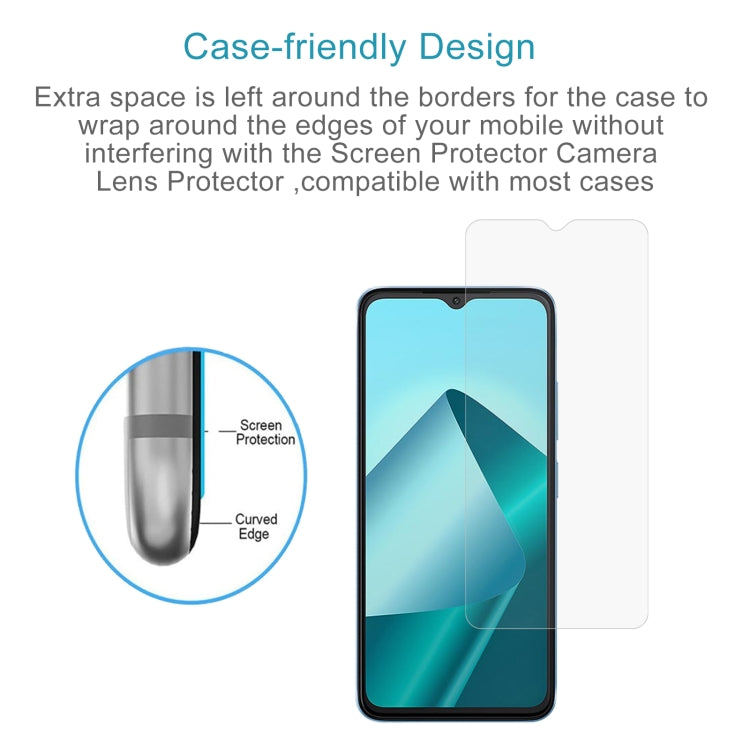 For Wiko T20 50pcs 0.26mm 9H 2.5D Tempered Glass Film
