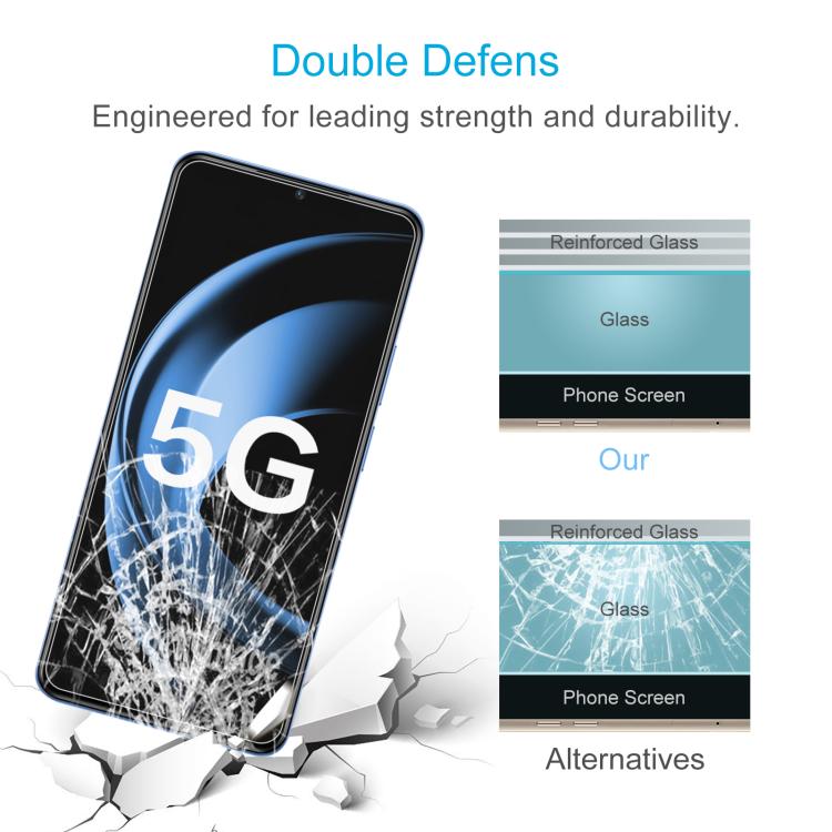 For Wiko Hi Enjoy 80S 50pcs 0.26mm 9H 2.5D Tempered Glass Film