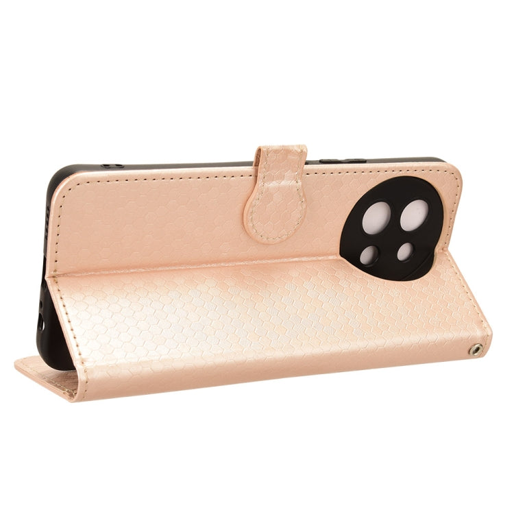 For vivo Y38 5G / Y200i Honeycomb Dot Texture Leather Phone Case