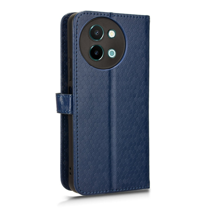 For vivo Y38 5G / Y200i Honeycomb Dot Texture Leather Phone Case