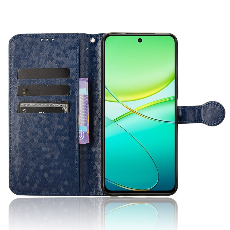 For vivo Y38 5G / Y200i Honeycomb Dot Texture Leather Phone Case