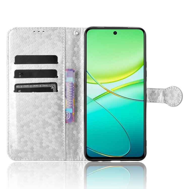 For vivo Y38 5G / Y200i Honeycomb Dot Texture Leather Phone Case