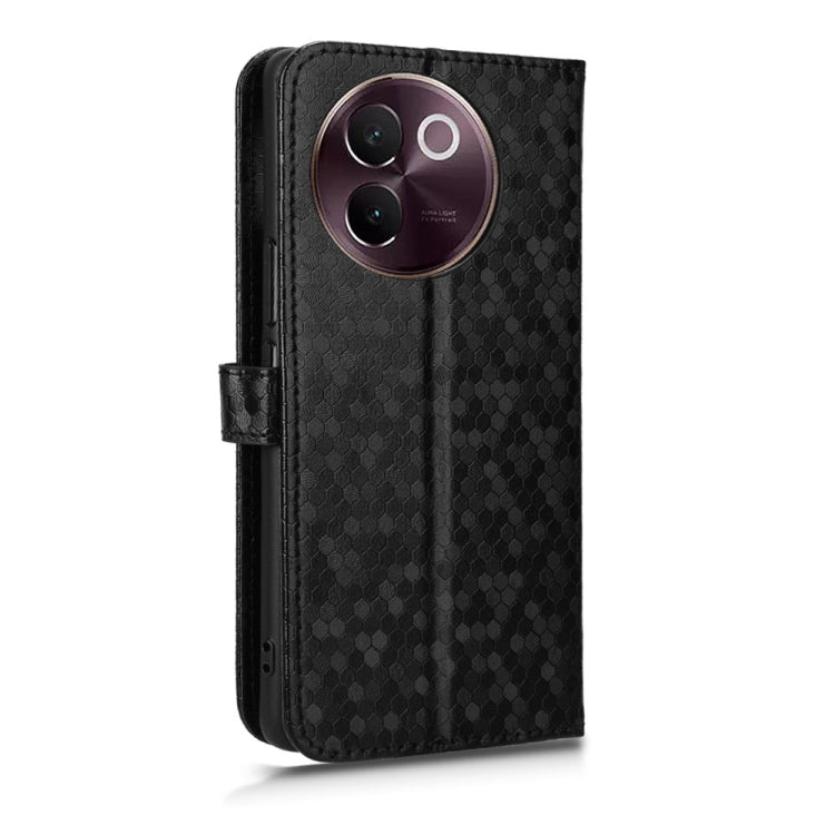 For vivo V30e 5G Honeycomb Dot Texture Leather Phone Case