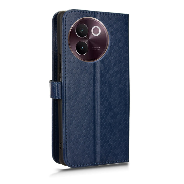 For vivo V30e 5G Honeycomb Dot Texture Leather Phone Case