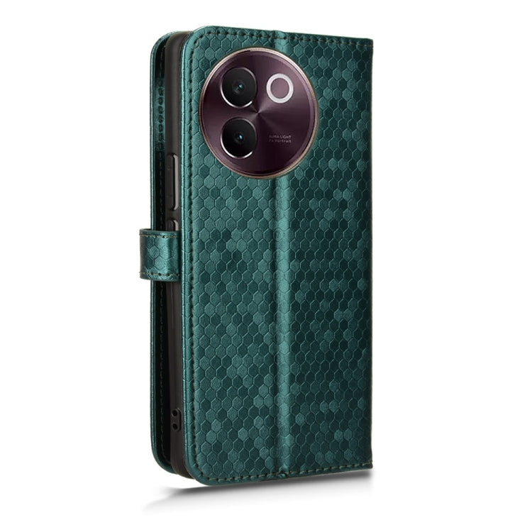For vivo V30e 5G Honeycomb Dot Texture Leather Phone Case