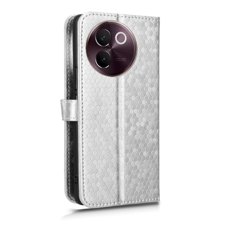 For vivo V30e 5G Honeycomb Dot Texture Leather Phone Case