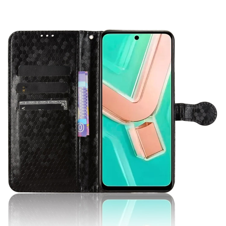 For vivo Y28 4G Honeycomb Dot Texture Leather Phone Case