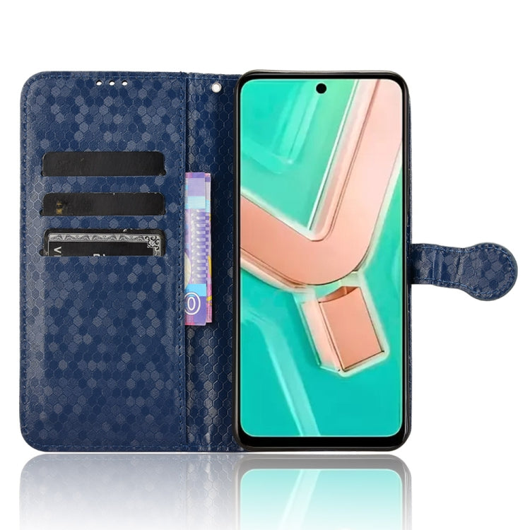 For vivo Y28 4G Honeycomb Dot Texture Leather Phone Case