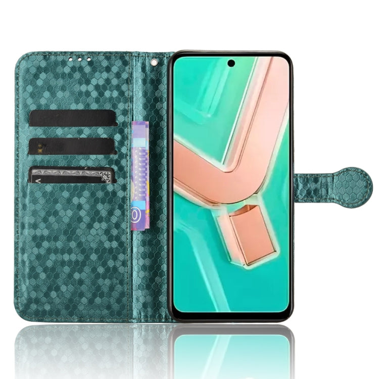For vivo Y28 4G Honeycomb Dot Texture Leather Phone Case