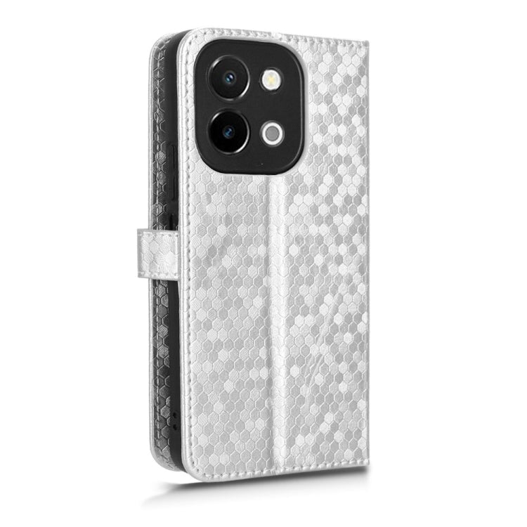 For vivo Y28 4G Honeycomb Dot Texture Leather Phone Case