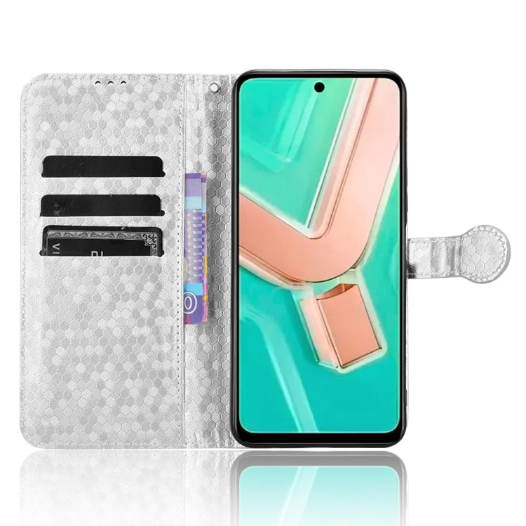For vivo Y28 4G Honeycomb Dot Texture Leather Phone Case
