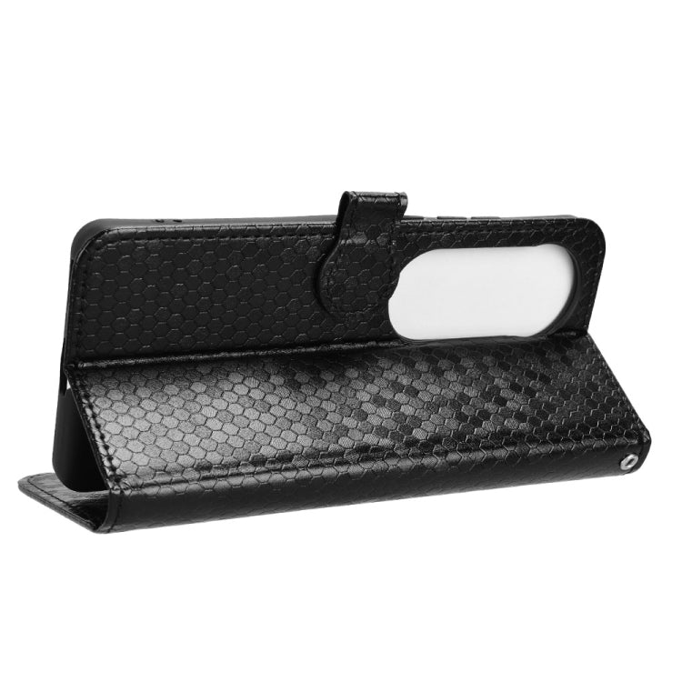 For vivo S19 Honeycomb Dot Texture Leather Phone Case
