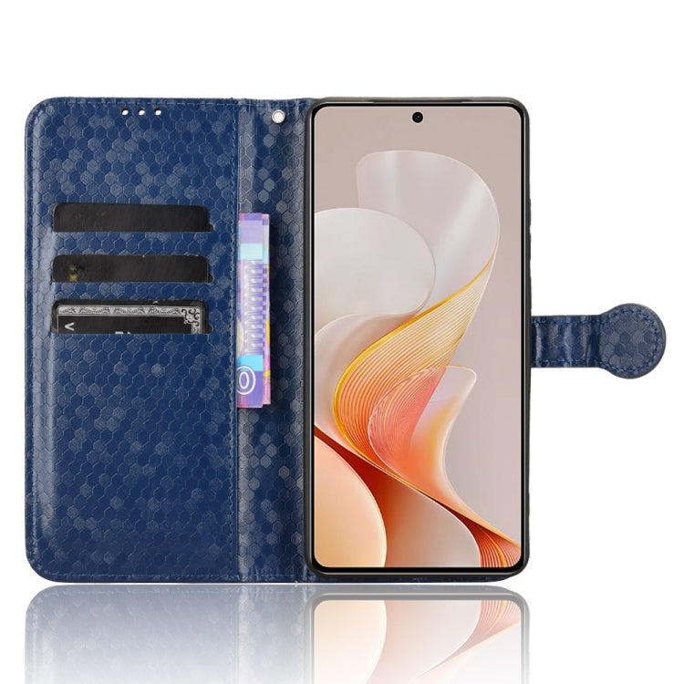 For vivo S19 Honeycomb Dot Texture Leather Phone Case
