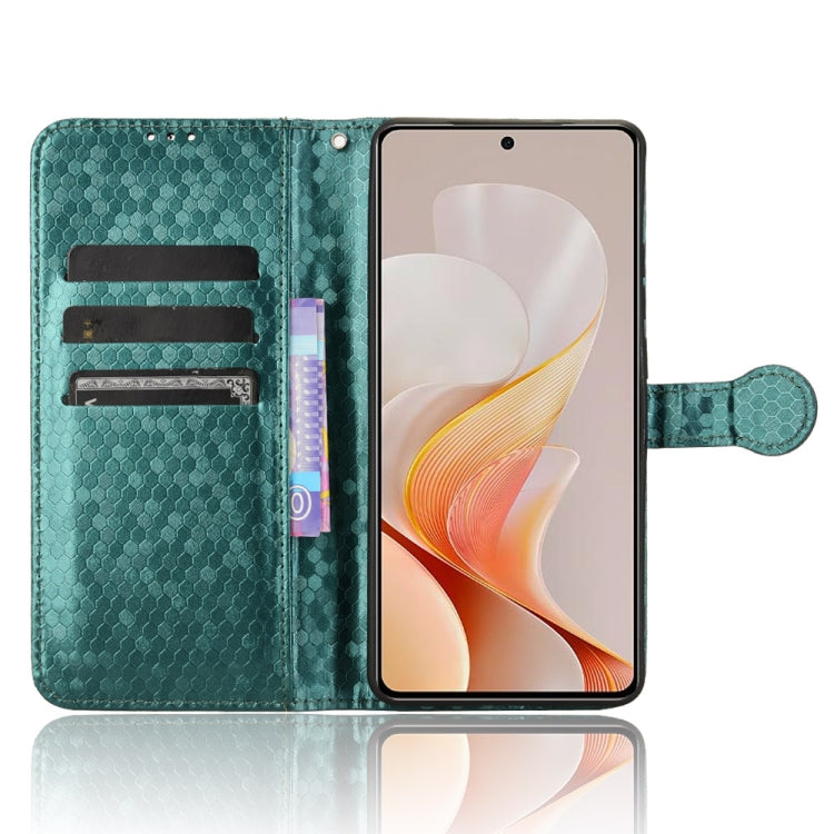 For vivo S19 Honeycomb Dot Texture Leather Phone Case