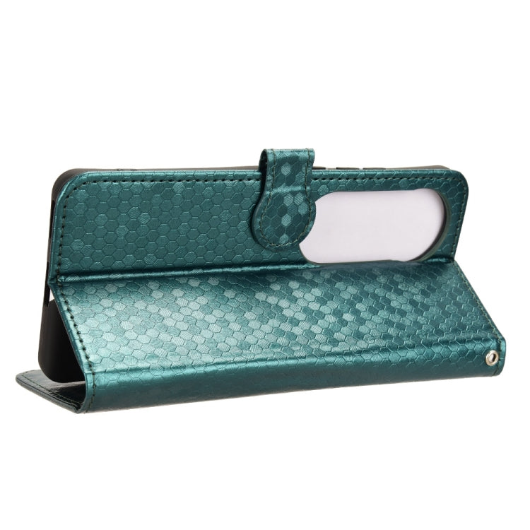 For vivo S19 Honeycomb Dot Texture Leather Phone Case