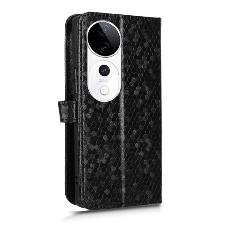 For vivo S19 Pro Honeycomb Dot Texture Leather Phone Case