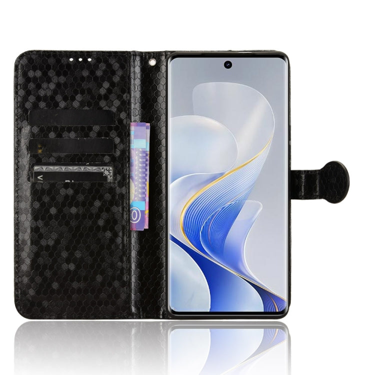 For vivo S19 Pro Honeycomb Dot Texture Leather Phone Case