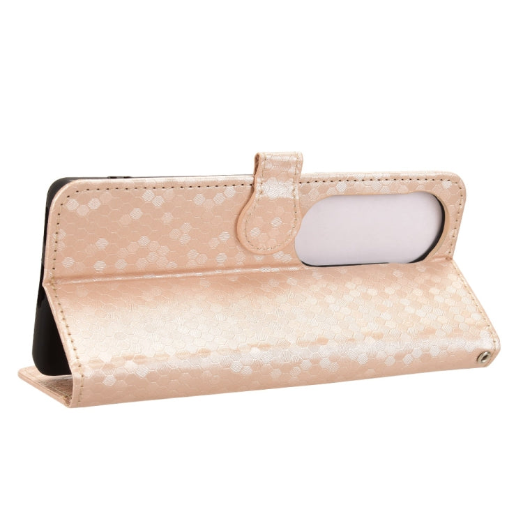 For vivo S19 Pro Honeycomb Dot Texture Leather Phone Case