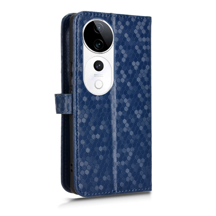 For vivo S19 Pro Honeycomb Dot Texture Leather Phone Case