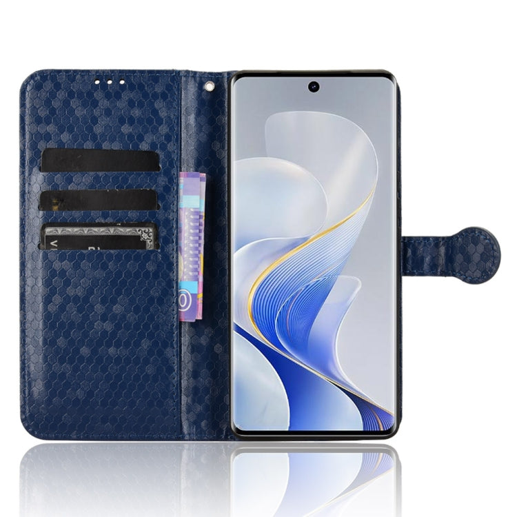 For vivo S19 Pro Honeycomb Dot Texture Leather Phone Case